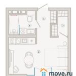 Продажа 2-комнатной квартиры от застройщика, 61.87 м², Анапа, Крестьянская улица,                                                     48